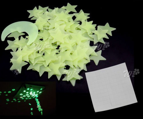 Glow In The Dark Stars Multi Pack Pegatinas De Pared Niños D 1