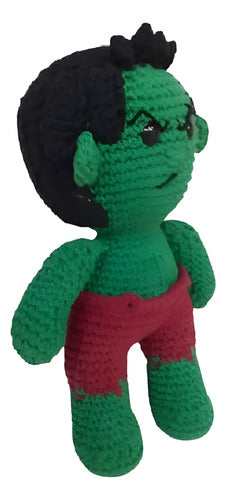 Playking Amigurumis Muñeco Apego Tejido Crochet Hulk 1