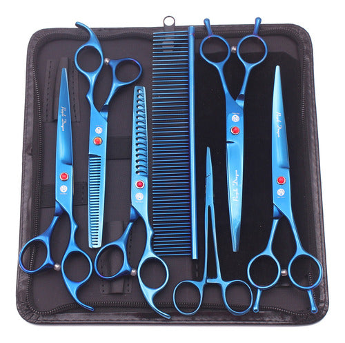 Conjunto De Beleza Purple Dragon Pet Scissors 7.0 4