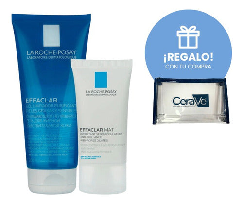 La Roche-Posay Effaclar Gel + Effaclar Mat Routine for Oily Skin 0