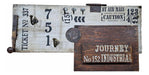 ReciclarVint Industrial Vintage Wooden Wall Key Holder 0