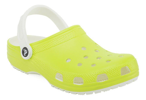 Crocs Classic Glow In The Dark Lima Brilla En La Oscuridad 0