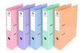 Set of 5 A4 Wide Spine Pastel Binders - One of Each Color 0