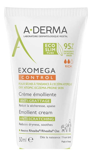 A-Derma Exomega Control Emollient Cream 50ml 1