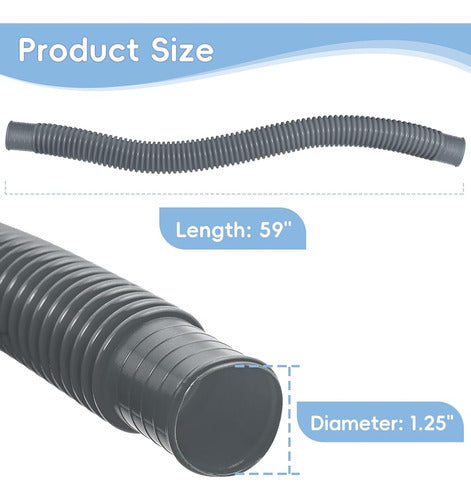 Mangueras De Repuesto Para Piscinas Elevadas 1 1/4, Manguera 1