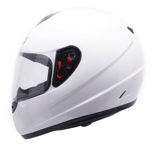 Kids Motorcycle Helmet MT Thunder 2 Glossy White 3