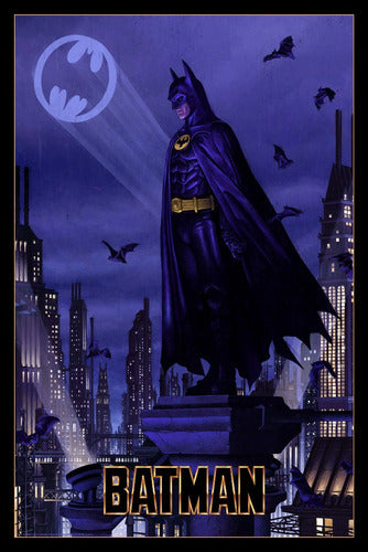 Batman 1989 Movie Posters Vinyl Canvas 90x60 cm 8