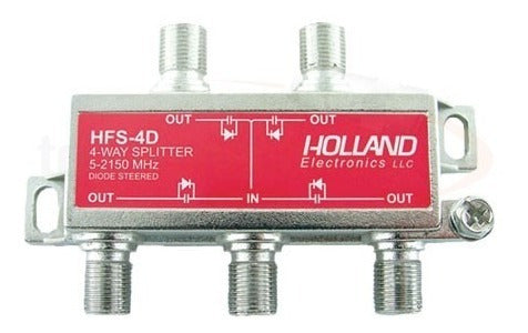 Holland/Amphenol Derivador Splitter HFS-4D Digital 2.2 GHz 1