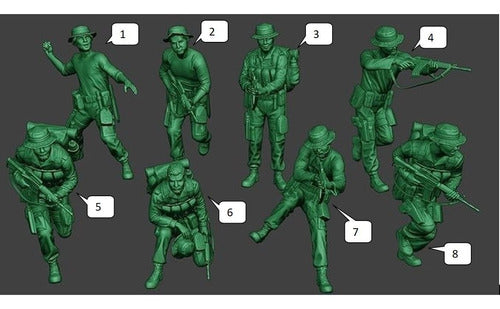 Modern Jungle Soldier, 1/16 Scale, White Color 1