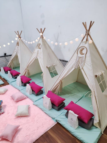 Pijamadas, Alquiler De Tipis, Carpa Infantil, Juegos 7