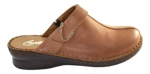 Cavatini Comfort Leather Clog for Women New Amel in Pinkerton 0