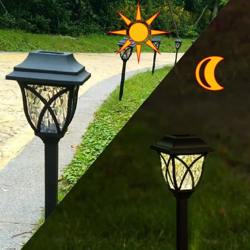 Estaca Farol Solar: Solar Stake Lights X 6 Units for Gardens and Patios 5