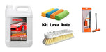 Pro Quality Auto Washing Kit: Brush + Shampoo + Squeegee + 10 Cloths 0