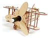 Set of 5 Wood Wine Bottle Airplane Holders 0