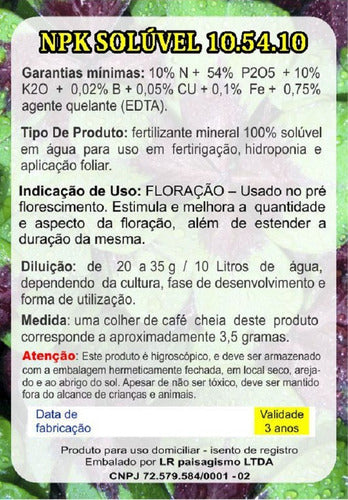 Plantafol 10.54.10 Adubo Npk Solúvel Similar Ao Peters 100 G 4