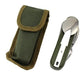 Juego De Cubiertos Plegables Camping , Militares ,+ Regalo 0