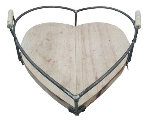 Heart Shaped Iron Tray (30 x 32 cm) 0