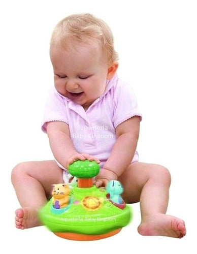 Winfun Musical Spinning Farm Toy for Babies and Toddlers 0