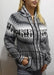 Handmade Alpaca Wool Hooded Sweater Jacket L (Large) 7