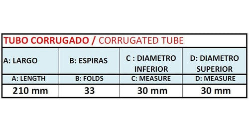 Tubos Corrugados / Fuelles Buco Sembradoras 10044 Pierobon 1