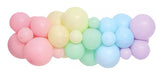 Cotillón Eli Arco De Globos Mini Chico Colores Pastel Rosa Celeste Lila 0