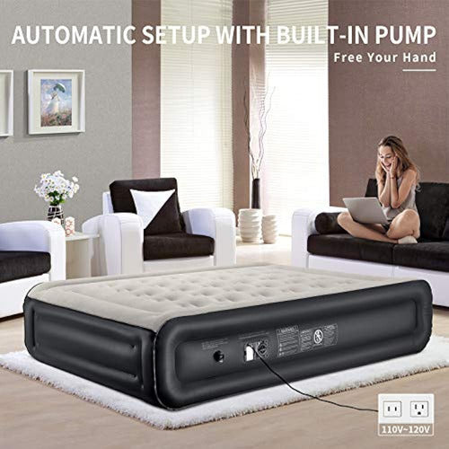 Innotruth Double Air Mattress with Built-in Pump 1