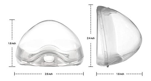 Accmor Chupete Caja Caja Nipple Shield Case Chupete Titular 1