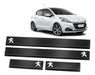 SSP MOLDURAS Adhesive Door Sill Protectors for Peugeot 207 0