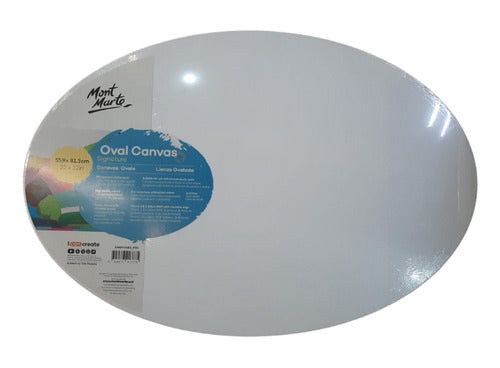 Bastidor Entelado 380g Sin Acido Prof Montmarte Oval 55x81cm 0