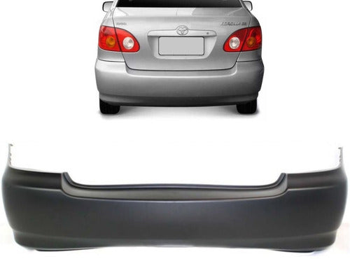 IMPERIAL Rear Bumper for Toyota Corolla 2002-2008 1