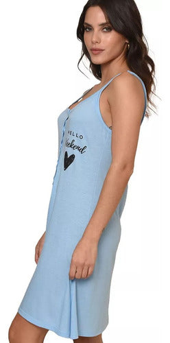 23010 Heart - Jaia Nightgown with Straps and Purse 2