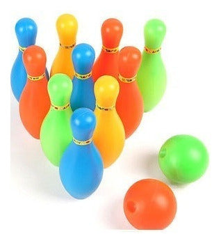 Altura 11cm Niños Plástico Bowling Hi Nuevo Conjunto Al Aire 2