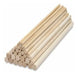 Aerostar Pack of 10 Cylindrical Pine Wood Sticks 100 cm x 3 mm 0