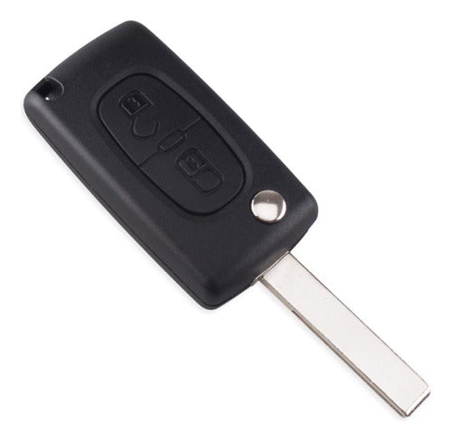 Citroen C3 Key Shell Blade 2 Buttons Without Battery Holder 3