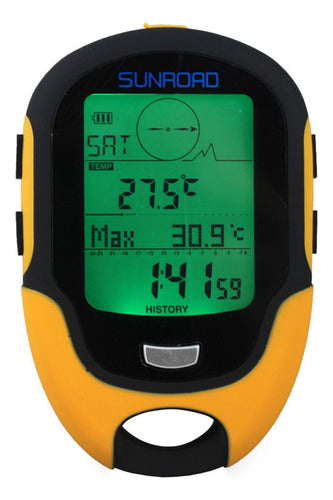 Altímetro Multifuncional Sunroad Compass Fr500 Weather 0