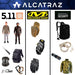 Tactical Black Jungle Waterproof Softshell Jacket by Alcatraz 5