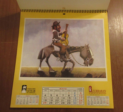 Almanaque Calendario 1998 Con Dibujos De Molina Campos 1