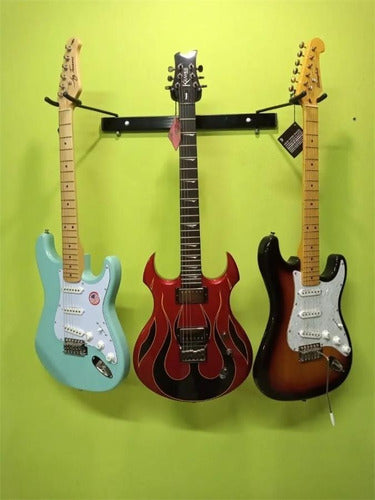 Volks Wall Mount for 5 Electric Guitars, Acoustic Guitars, and Bass 3