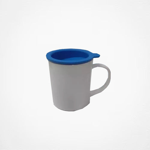 Taza Termica Polimero Sublimable Tapa Azul X 36 Unidades 0