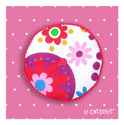 Exclusive Round Decorative Cushions by Le Cottonet for Chairs 209