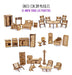Dollhouse Around the World with 32 Flex Fibrofacil Furniture Set 5
