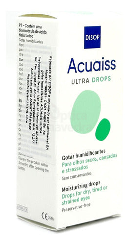 Disop Acuaiss Ultra Moisturizing Drops for Contact Lenses 0