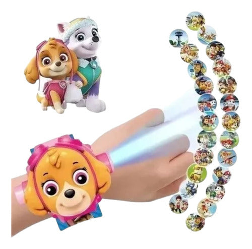 Reloj Paw Patrol (skye) Proyector Infantil 24 Imagenes 0