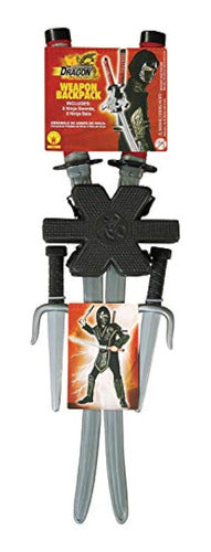 Rubie's Dragon Ninja Weapon Set, One Size, Black 5