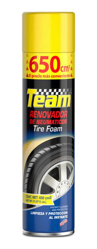 Renovador Neumaticos Team 650cm3 Limpia Protege Mf Shop 0