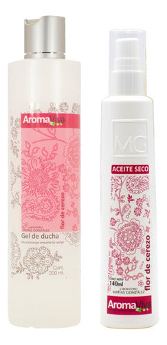 Gel Ducha + Aceite Seco Cerezo Aromaterapia Matías González 0