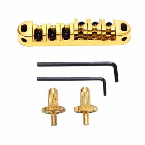 Ponte Para Guitarra Dourada Tune O Matic Roller Roler Cod330 0