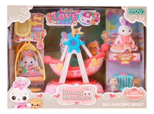 Ditoys Bunny Boutique Balancing Boat 0