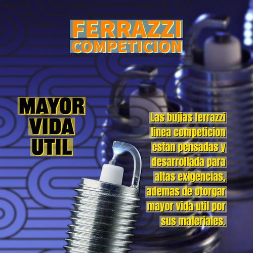 Bujía Competición Ferrazzi Iridium Fr6ip Ecosoport 1.6 3