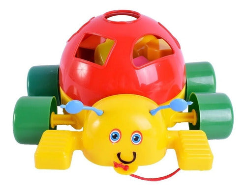 New Plast Juego Arrastre Didactico Bebe Tortuga Dorita 0